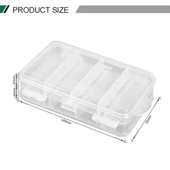 

Skill Manufacture 6 Grids Small Parts Container Case Mobile Phone Accessories Multifunction Portable Screws Organizer Box