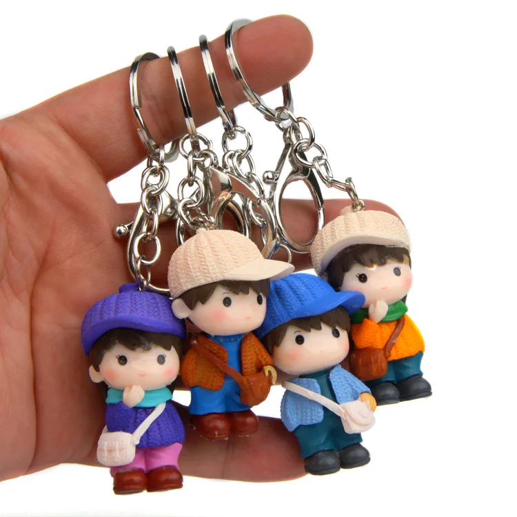 Hat Backpack Men And Women Garage Kit Carabiner Creative Key Chain Car Key Ring Korean-style Couples Handbag Pendant