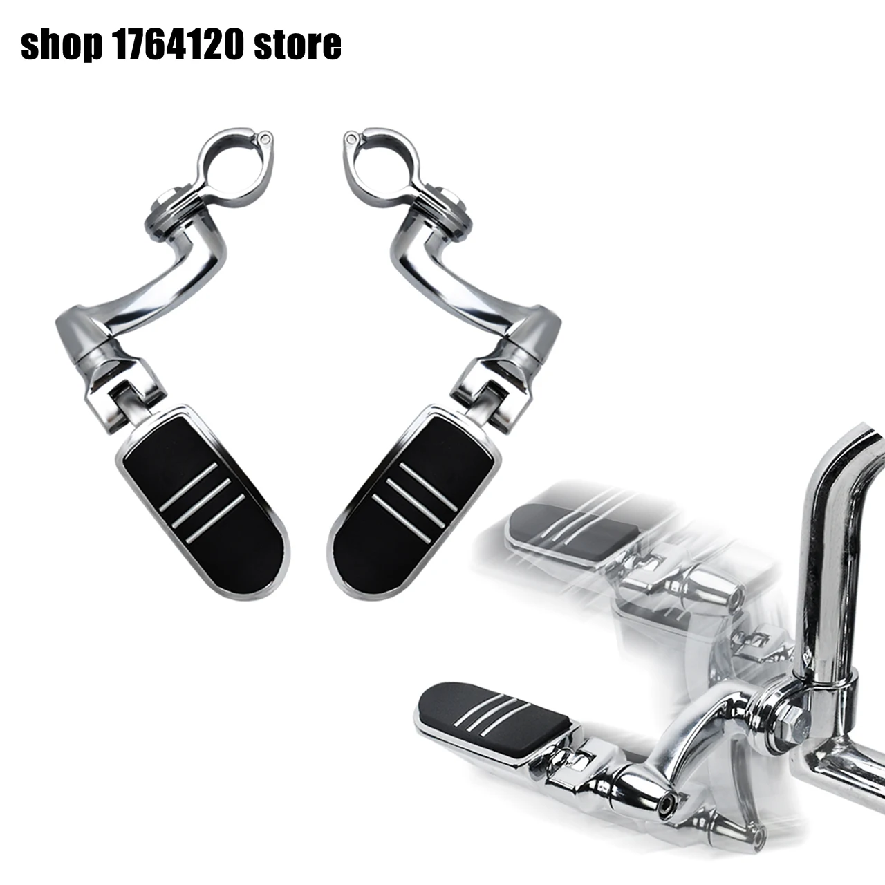 Регулируемый подножки для мотоцикла 1 1/4 &quot32 мм Harley Touring Electra Glide Road King Dyna