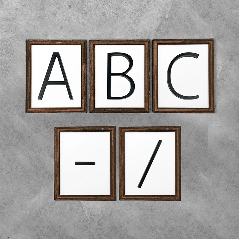 12cm Floating House Number Letter A B C Door Alphabet Letters Name
