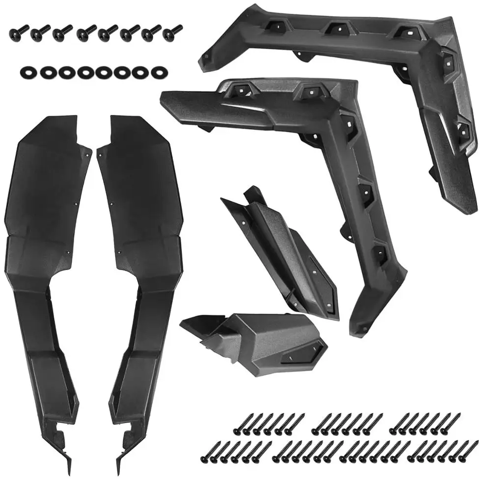 UTV Super Extended Fender Flares For All Can-Am Maverick X3 Turbo R 2017 2018 2019 2020 2021 Models