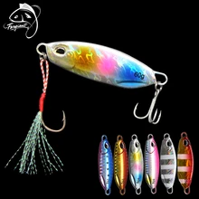 Fargiant Spoon Fishing Lures Artificial Shads Sequin Metal Jig Hard Bait Wobbler Spinners Feather Hook Fishing Tackle