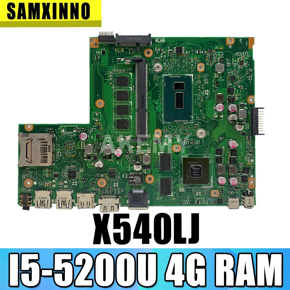X540LJ материнская плата GT920M i5 5200 4 ГБ для For Asus X540L F540L ноутбука плата|Материнские