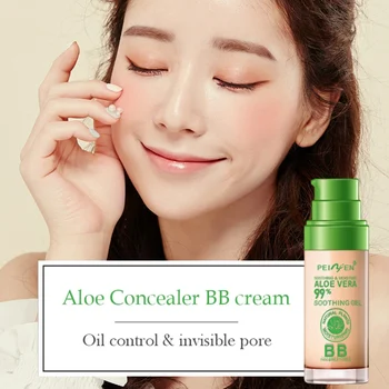 

Natural Pure Aloe Concealer BB Cream Lasting Moisturizing Cover Skin Tone Long-lasting Waterproof Easy To Apply Makeup