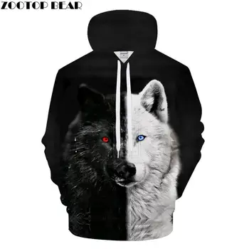 

Ying and Yang Wolf Hoodies Streetwear Sweatshirt Casual Hoody Men 3D Pullover Harajuku Tracksuit Male HipHop Asian size s-6xl