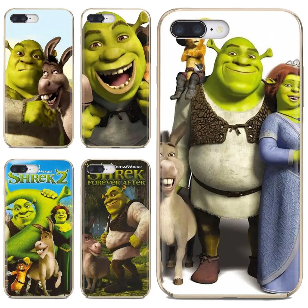 For Samsung Galaxy J1 J2 J3 J4 J5 J6 J7 J8 Plus Prime 2015 Silicone Shell Case film Lovely Cartoon Mascot Shrek | Мобильные телефоны