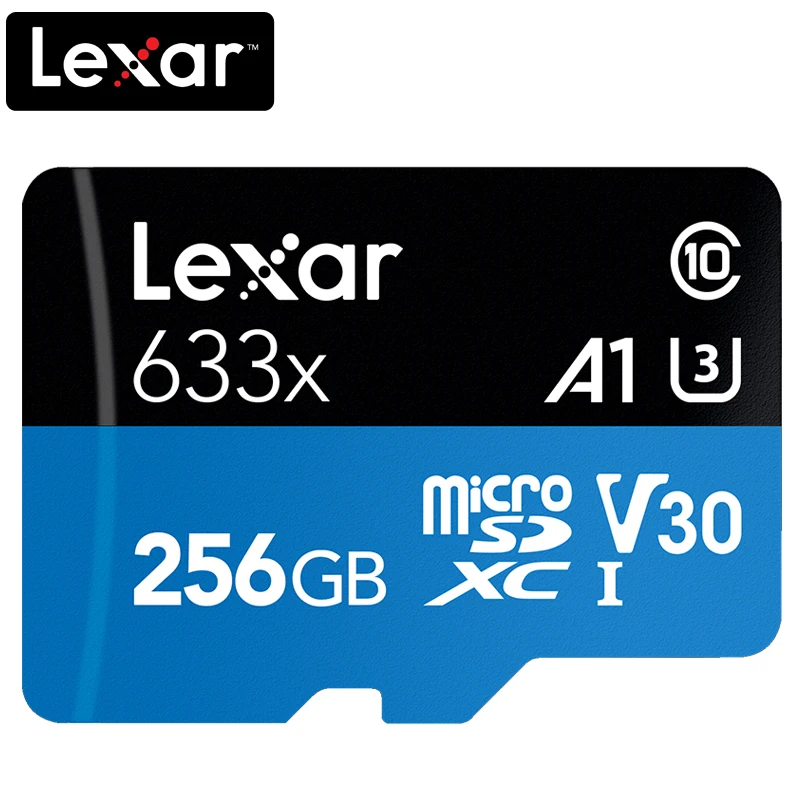 Lexar 128 Гб Micro SD 32 Гб 256 Гб карта памяти высокая скорость до 95 м/с 64 Гб класс 10 633x картао де Мемория TF флэш-карта