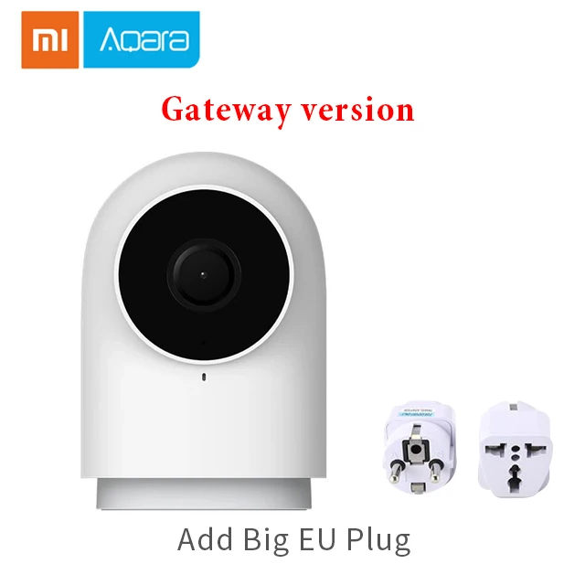 Xiaomi Aqara Hub Smart camera G2 датчик двери окна/человеческого тела умный дом Zero fire line настенный переключатель Zigbee беспроводное соединение - Цвет: G2 Add EU