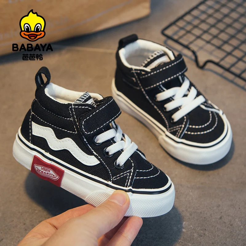 Kids Shoes Babaya 1-3-Years-Old Non-Slip Soft-Bottom Girl Boys Canvas for New Casual