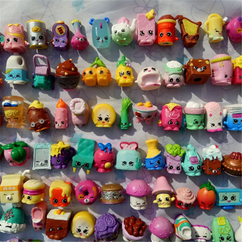 New 50pcs Mix Mini Furniture Food Fruit Dolls Pretend Play Shop Season 1 2 3 4 5 6 7 Action Figures Toy Kids Girls Gif
