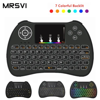 

Universal H9 2.4GHz RF Wireless Multimedia Wireless Keyboard WITH Touch Pad Air Flying Mouse for TV Box/Android MINI PC Tablet