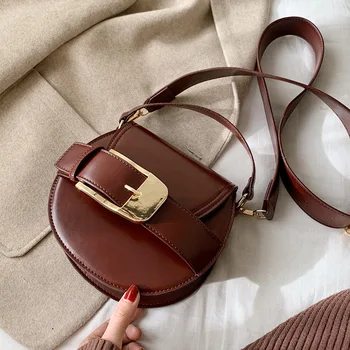 

2020 New Luxury Handbags Women Bags Designer Saddle Bag Tide Texture French Niche Small Bag Female Shoulder Messenger Bag
