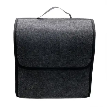 

soft Felt car trunk organizer 30x16x29cm Car storage box bag fireproof Stowing Tidying package blanket tool