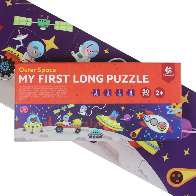 

Pinwheel Children'S Educational Large Pieces Advanced Jigsaw Puzzle Men And Women Baby Simple Traffic Animal 2-3-4-Year-Old