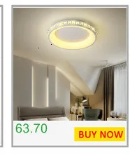 Современный светодиодный потолочный светильник с регулируемой яркостью, хрустальный светильник для спальни s для гостиной, кухни, декоративная круглая комнатная потолочная лампа