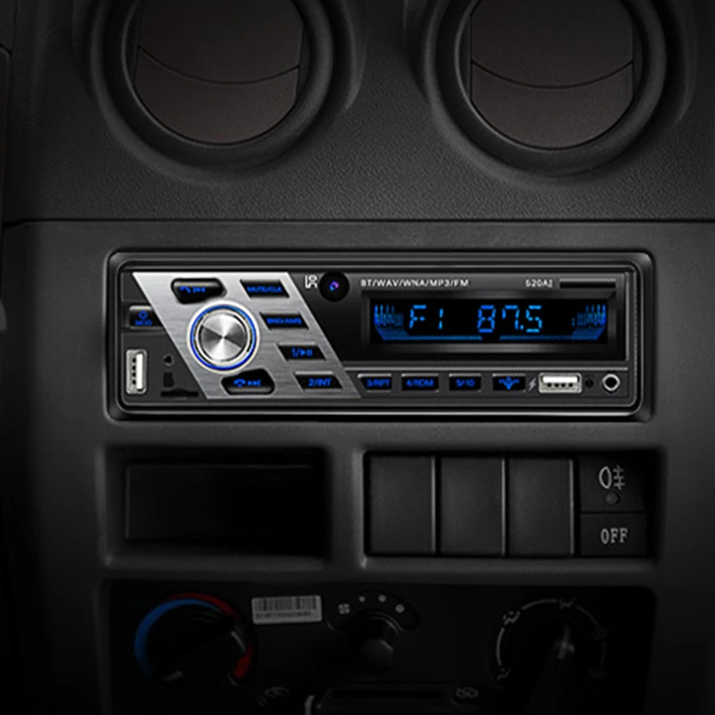Автомобильный MP3-плеер с USB Зарядное устройство 12/24V автомобиль радио FM с дистанционным управлением по Bluetooth SD Card Автомобильный аудиоприемник