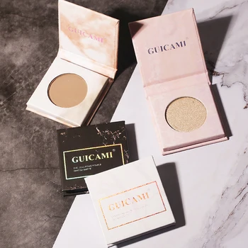 

GUICAMI Loose Highlighter Powder Palette Multi-use Holographic Makeup Shimmer Radiance Face Finish