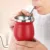 Тыквенная Чайная Чашка Yerba Mate Cup 8 Унций Из Нержавеющей Стали с Ложкой Соломенная Щетка Для Чистки Тыквенная Чашка С Двойными Стенками 230 МЛ Чашка Легко Чистится