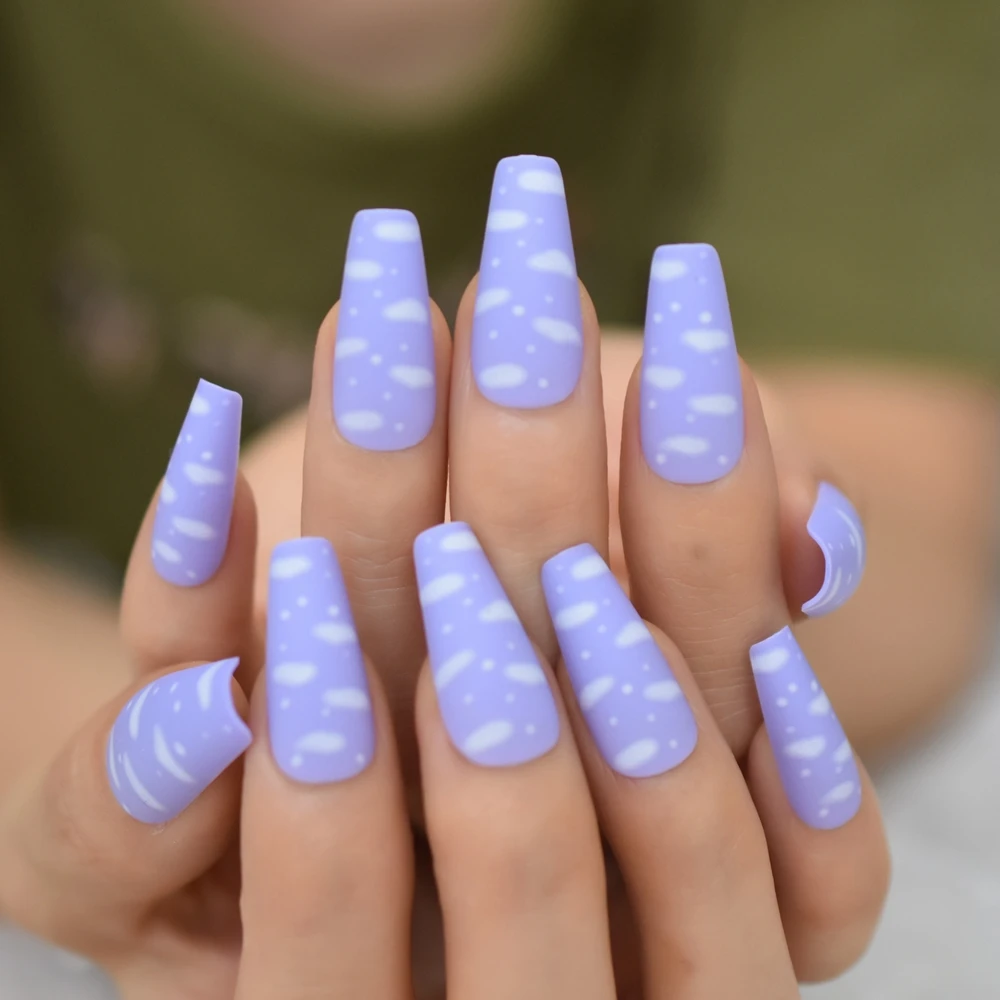 Purple baby 💜 | Purple nails, Nail designs, Nail colors