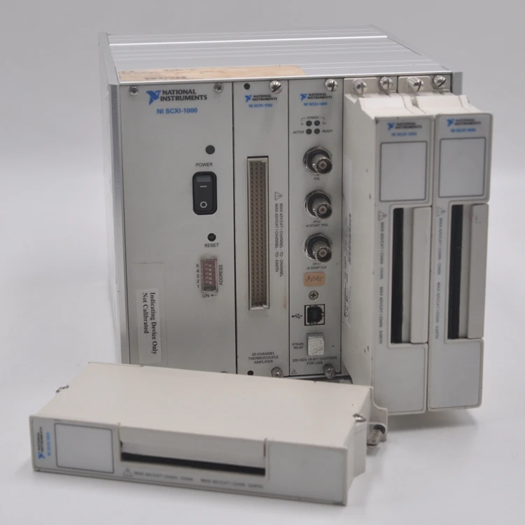 

NI SCXI-1000 data acquisition industrial control chassis 1303 1102 1600 1581 1124 module