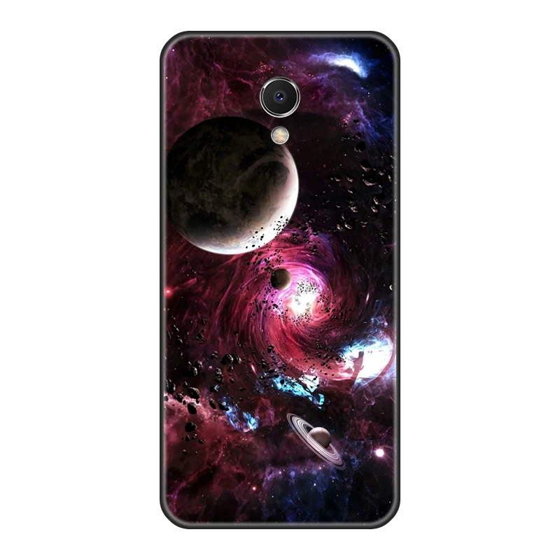 Soft TPU Case For Meizu M2 M3 M3S M5 M5C M5S M6 M6S M6T Black Star Space Silicone Phone Cases For Meizu M6 M5 M3 M2 Note Cover - Цвет: No.1