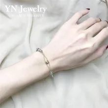 Браслет на удачу с жемчугом, натуральным зеленым кристаллом призрака, женский браслет на удачу, ins, холодный ветер, маленькая толпа, дизайн, сетка красного цвета