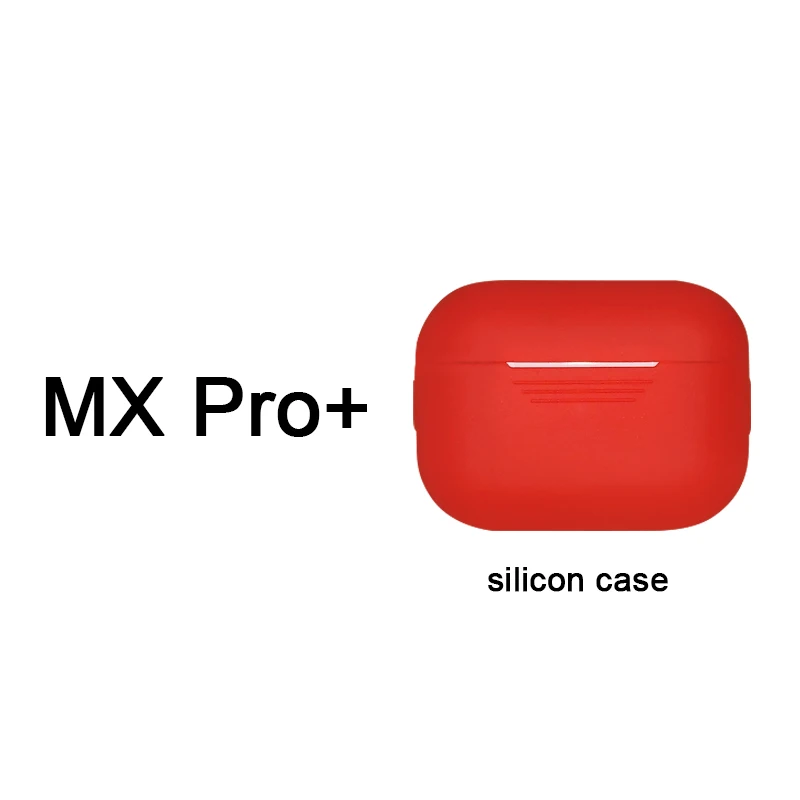MX Pro with red Новые MX Pro tws беспроводные Bluetooth наушники gps изменение имени 6D супер бас наушники pk i9000 tws i90000 Pro h1chip - Цвет: MX Pro with red