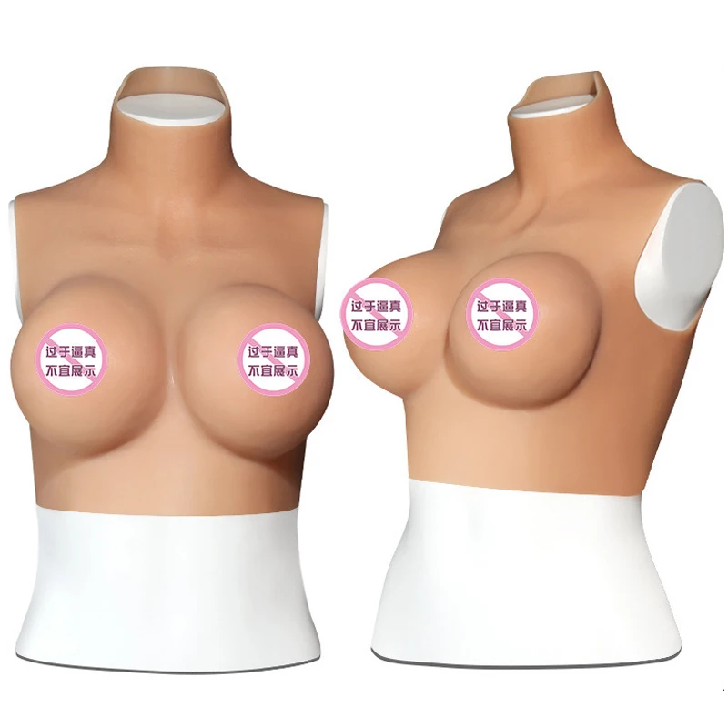 Fake Women's Boobs Realistic Silicone Breast Forms For Crossdressing Drag Queen Shemale Crossdresser Transgender B C D E G H Cup