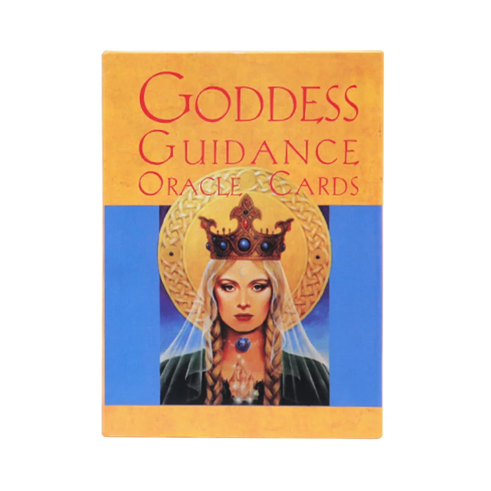 Goddess Семейные настольные игры Таро, Оракул, карточный стол, Волшебная колода, вечерние, подарок, развлечение, английское руководство, гадание, красочная коробка - Цвет: Goddess