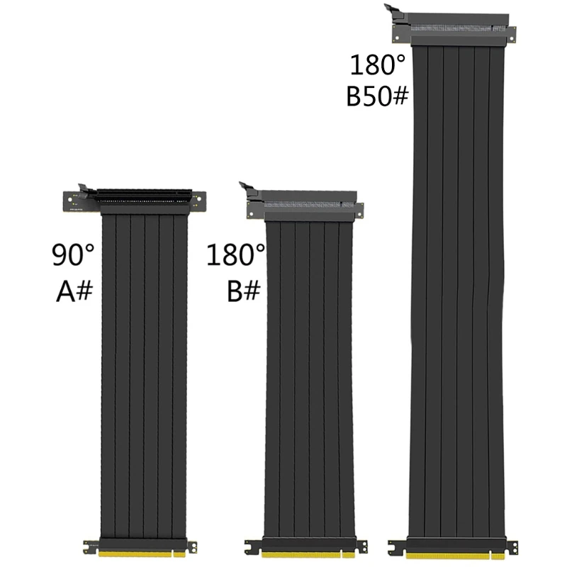 Full Speed 3.0 PCIe X16 Riser Cable - Shielded Graphics Card Extension for GPU with Antijam Technology Description Image.This Product Can Be Found With The Tag Names Computer Cables Connecting, Computer Peripherals, PC Hardware Cables Adapters, Riser cable graphics