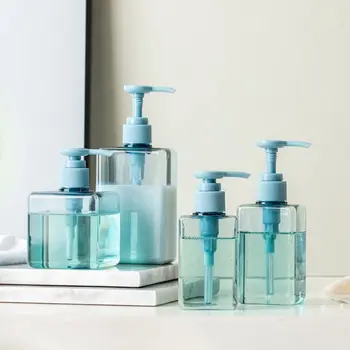 

3/5/8.5/9.5oz Empty Refillable Bottles PET Green Transparent Pump Bottles Lotion Dispenser For Emulsion Shampoo Body Hand Wash