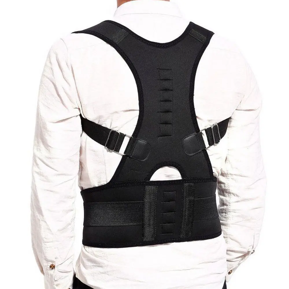 Магнит Hunchback Brace для мужчин и женщин, хорошая Магнитная терапия, коррекция спины, группа студентов, удерживающий живот, полезный продукт Fi
