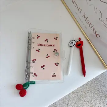 

Kawaii Cherry A6 Notebook Loose Leaf Binder Planner Diary Journal Office Suppy M0XB