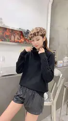6 pçs wholale outono inverno engrossado andy lã camisola quente engrossado pulôveres de gola alta qualidade higg pulôver suéteres