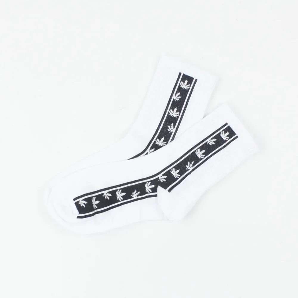 Бренд GG, новинка, корейский стиль, кленовый лист, с рисунком сорняков, белая спортивная уличная одежда в стиле хип-хоп, модная Фирменная хлопковая обувь, мужские носки, подарок