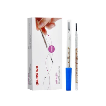 

5pcs Glass Mercury Temperature Meter Clinical Body Monitor