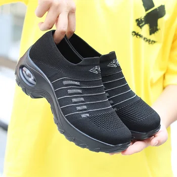 

maa Autumn Cushion Flats Training Vulcanized Shoes New Running Net Lace-up Shoes Trend Mesh Casual Shoes #CA4cv301