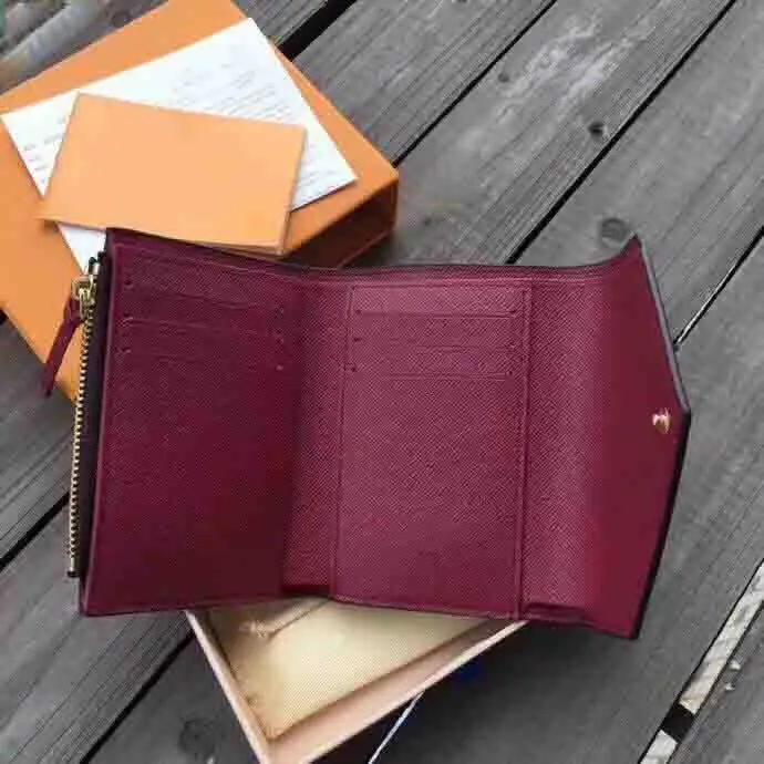 Фиолетовый GUROVI брендовая модная молния кошелек doudou маленький трехпроцентный кошелек женская роскошная сумка для карт - Цвет: Фиолетовый