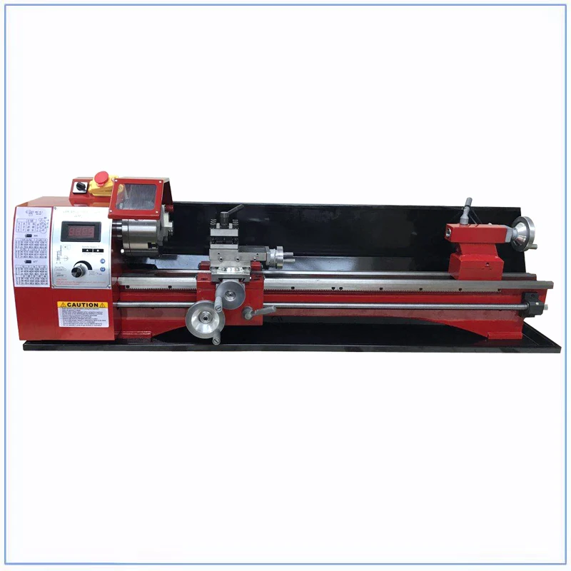 Metal Lathe Brushless Motor Precision Mini Metal Lathe1100W Metric and Inch Thread Mini Lathe Machine