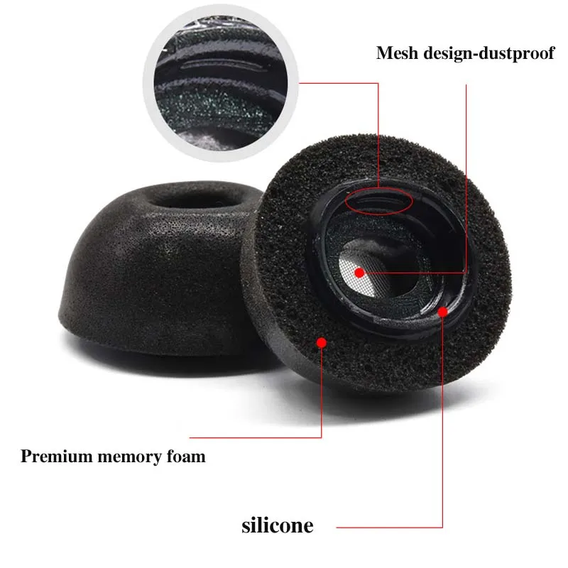 Nuevo más barato! Cubierta de silicona suave para auriculares Airpods Pro ,  Airpods 3, tamaño S/M/L, negro/blanco, 3 pares - AliExpress