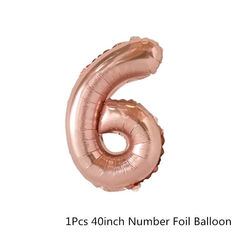 6 Chicinlife Rosegold бумажные тарелки и стаканы Скатерть Салфетка соломы попкорн коробка фольги шары для свадьбы и дня рождения вечерние юбилей Декор - Цвет: 6