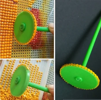 

Multipurpose Point Diamond Painting Tool Point Drill Pen With Wheel Easy Drilling Cross Stitch Fast Finish Painting Aceessries