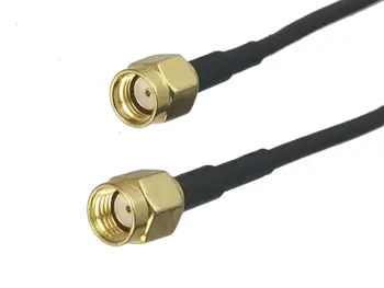 

1Pcs RG174 RP-SMA Male Jack to RP-SMA Male Jack Connector RF Coaxial Jumper Pigtail Cable For Radio Antenna 4inch~10M