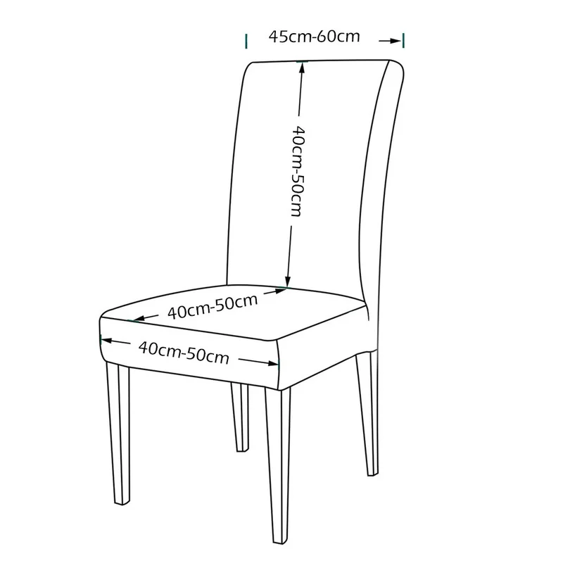 Эластичный обеденный стул крышка съемный чехол для мебели с цветочным принтом моющаяся мебель для банкетов стулья пылезащитные чехлы