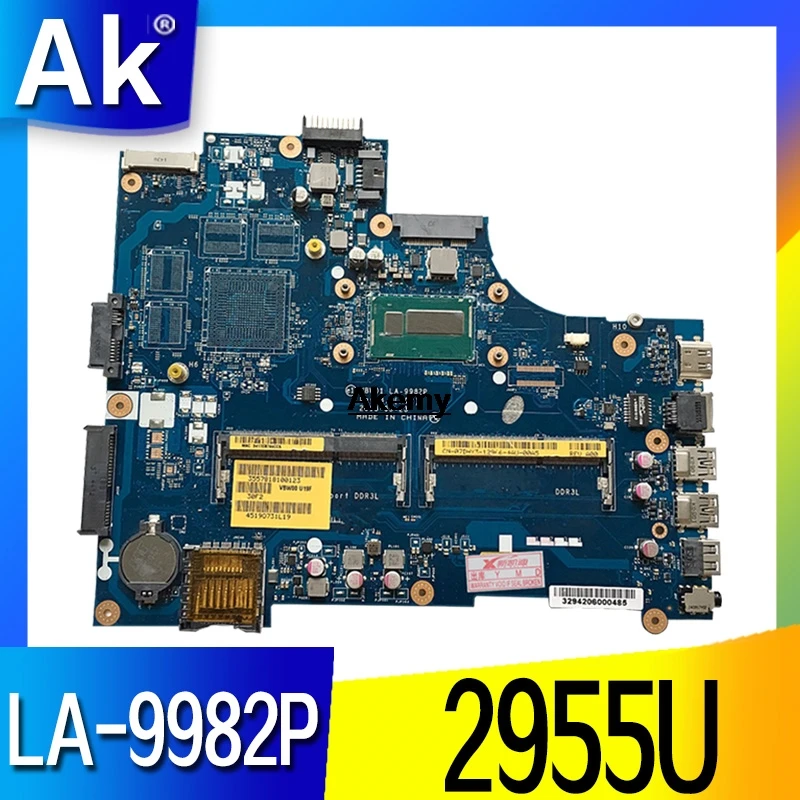 

For Dell Inspiron 15R 5537 3537 Laptop Motherboard CN-0D28MX 0D28MX VBW01 LA-9982P 2955U CPU onboard DDR3