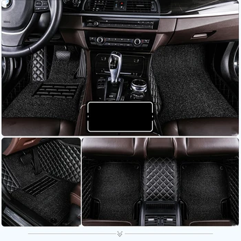 

Custom car floor mats for Acura All Models MDX RDX ZDX RL TL ILX TLX CDX car accessories sticker Custom foot mats auto carpet