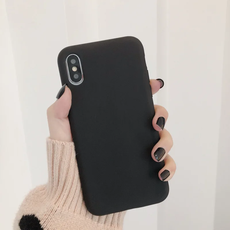 Простой чехол ярких цветов для iphone XS MAX XR 10X7 8 6 6S Plus, мягкая задняя крышка из ТПУ для iphone XS 7Plus 8Plus XS 11 Pro Max чехол s