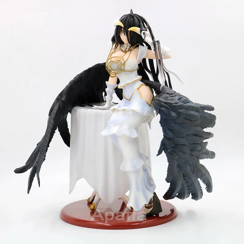 Аниме Фигурка Overlord Albedo мультфильм сексуальные девушки ПВХ Фигурки игрушки Коллекционная модель игрушки для детей рождественские подарки - Цвет: Without Box