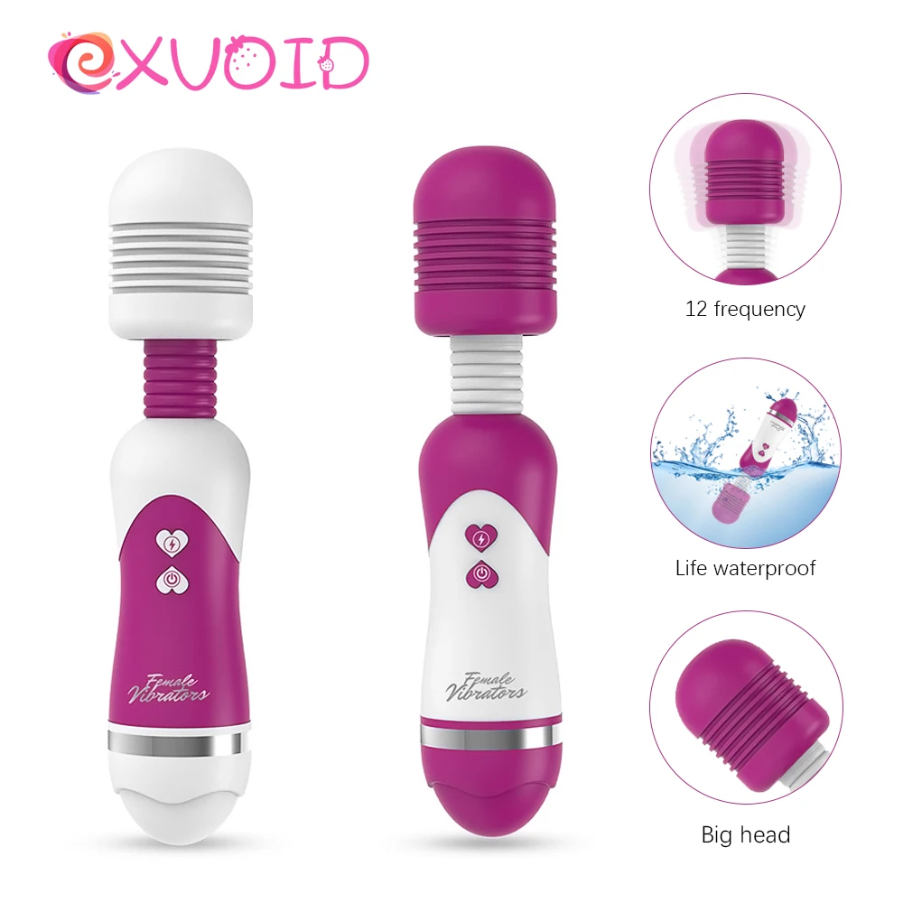 EXVOID фаллоимитатор вибратор Стимулятор клитора G spot головка массажер Волшебная
