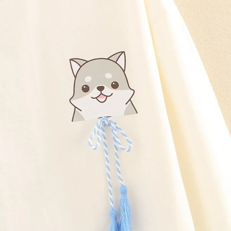 Autumn Japanese Anime Hoodies Teen Girl Kawaii Cartoon Casual Pink Sweatshirts Women Cute Lace Up Vintage Tassel Sweetshirts